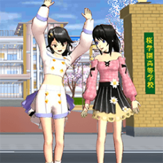 櫻校戀愛少女穿搭